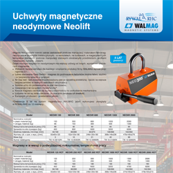 Uchwyty magnetycznne Walmag