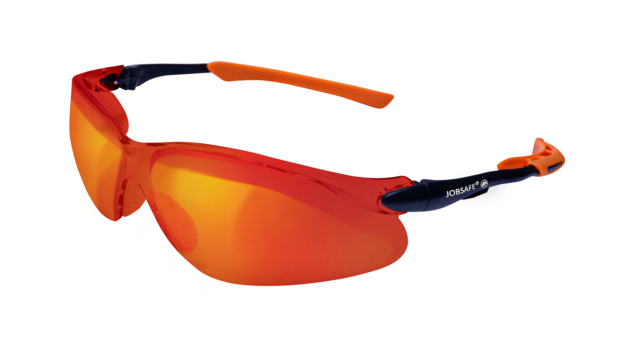 Okulary ochronne JobSafe Anolis czerwone