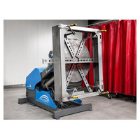 Pozycjoner hydrauliczny MOST MHP z zamocowaną pionową konstrukcją stalową
