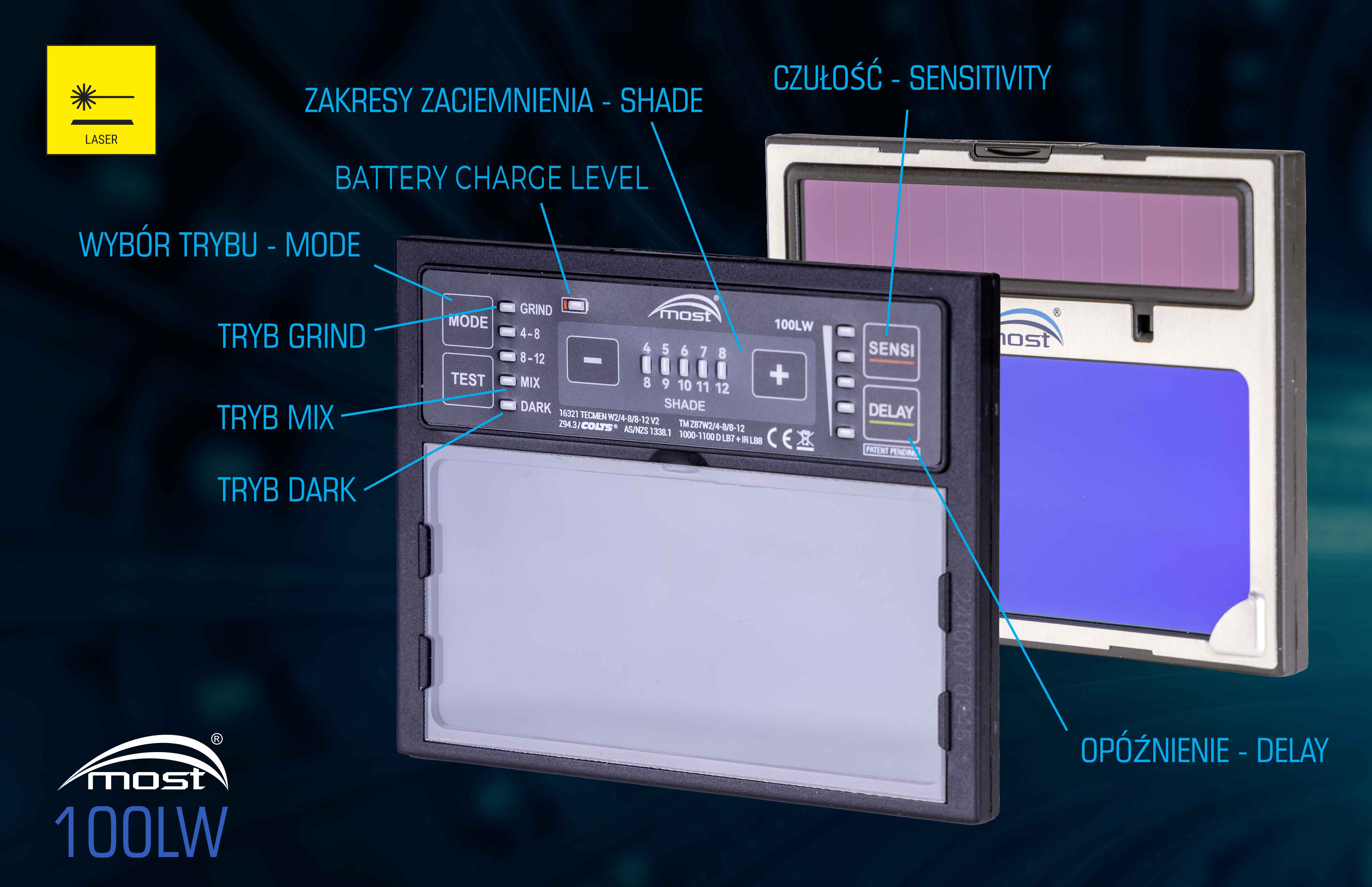 MOST 100LW automatic laser filter